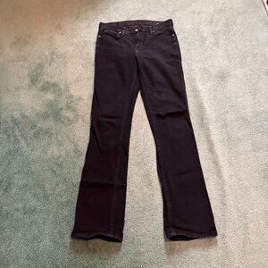 Black Wrangler Q-Baby Bootcut Jeans in Excellent Condition - 9/10 x 36
